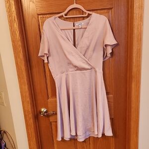 Express Light Pink Mini Dress